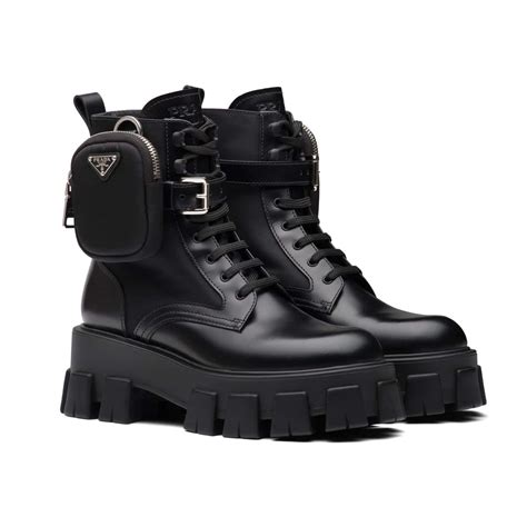 дутые ботинки prada|Prada Boots for Women .